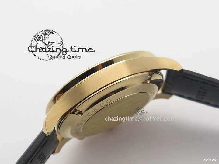 MIROTIME 0408 Portuguese Chrono RG IW371415 ZF 1:1 Best Edition Black Dial On Black Leather Strap A79350 (Slim Movement) FashionForward 7264